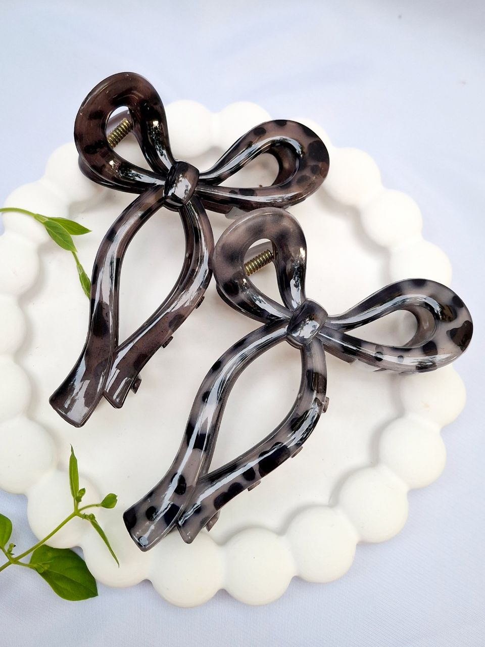 کلیپس مدل پاپیونی بزرگ پلنگی