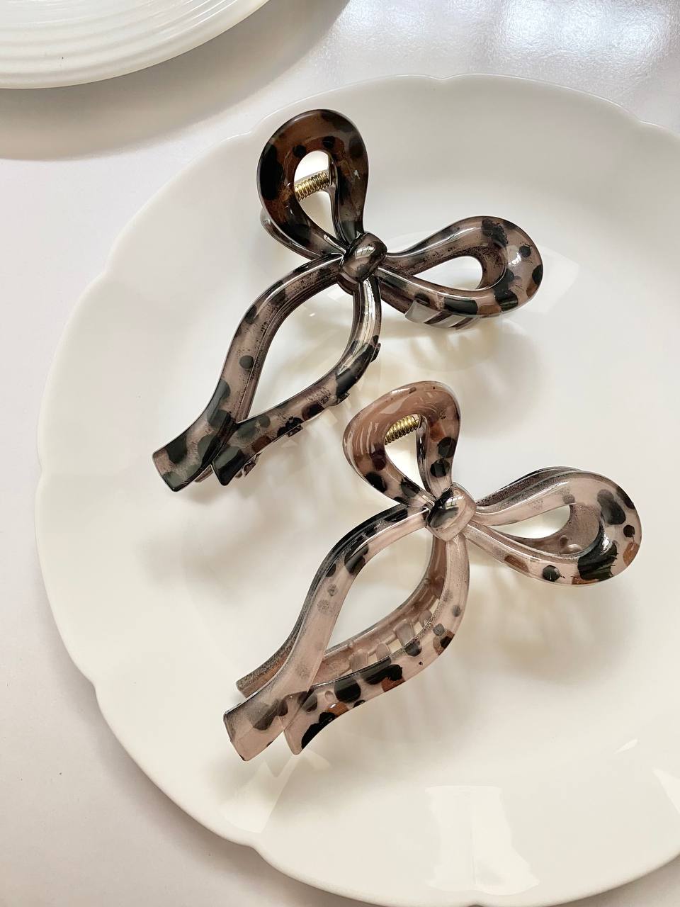 کلیپس مدل پاپیونی بزرگ پلنگی